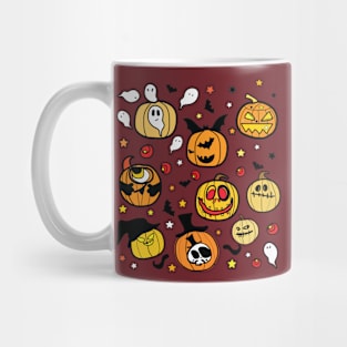 Halloween pumpkin lanterns Mug